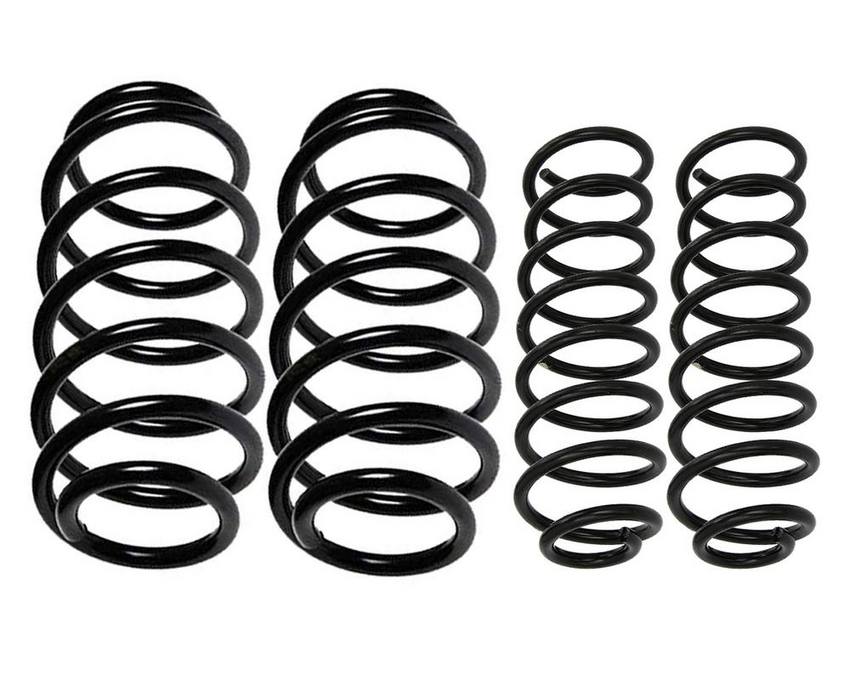 SAAB Coil Spring Kit - Front and Rear (with Heavy Duty Springs) (without Sport Suspension and Leveling Control) 12755248 - Lesjofors 4008695KIT